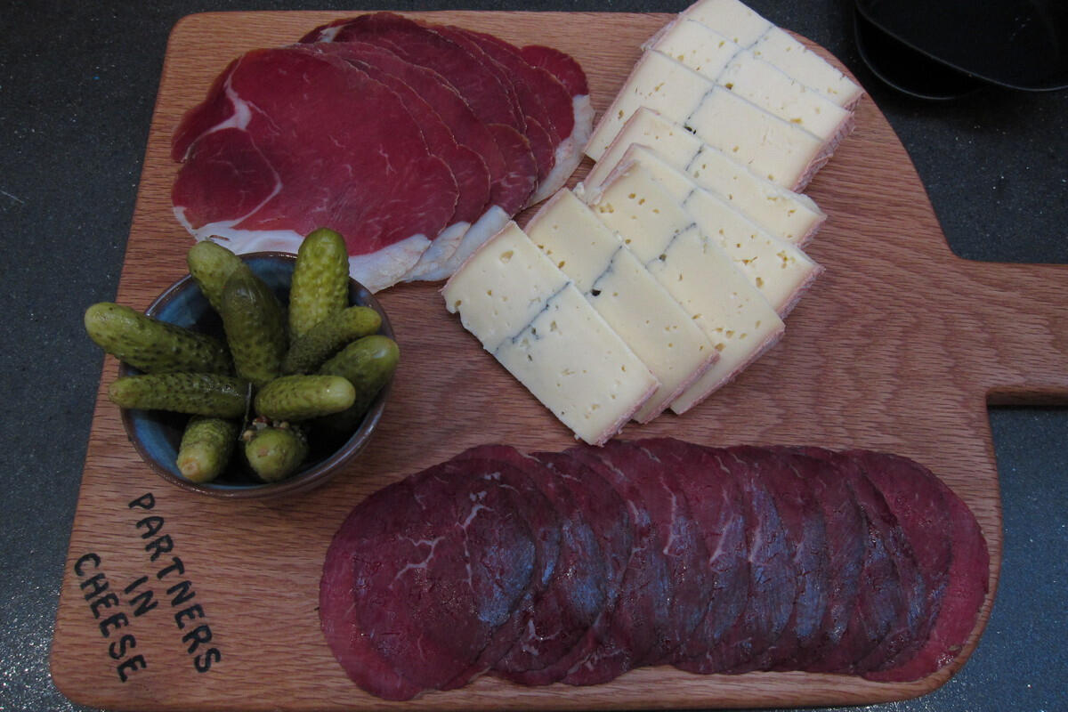 Raclette with high-welfare charcuterie