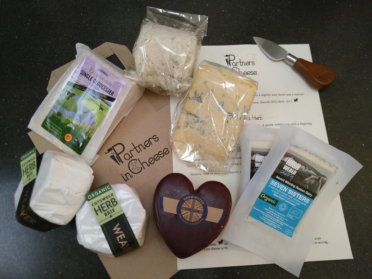 Cheese ready for delivery